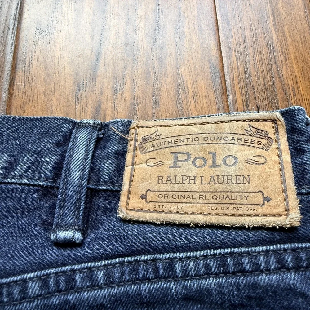 Polo Ralph Lauren Jeans Mens 38x30 Blue Slim Straight Denim Authentic Dungarees